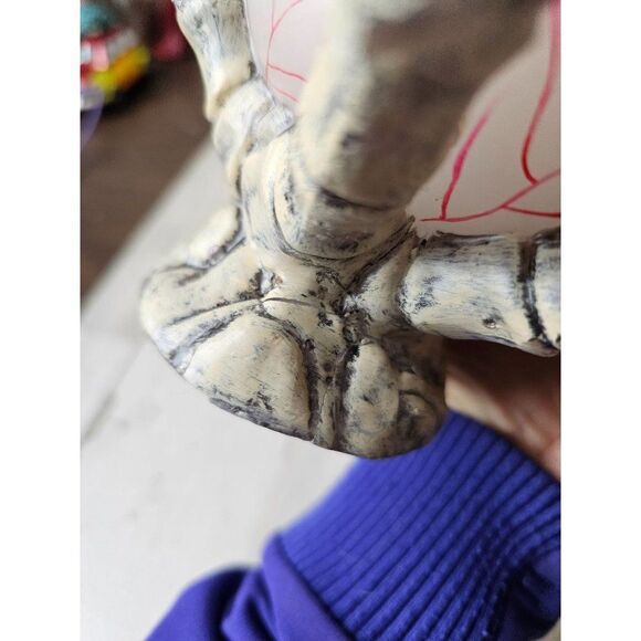 Vintage skeleton eyeball wax candle Halloween prop decor - Picture 10 of 10